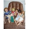 Image 1 : Assortment of soft vinyl head dolls (10)