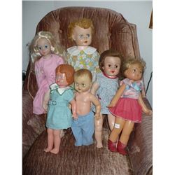 Assorted Dolls assorted vinyl types (6)