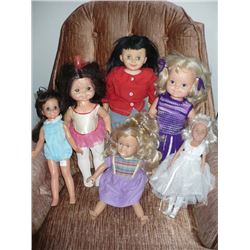 Dolls Various heights and ages (6)