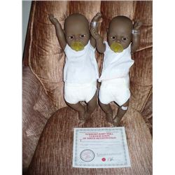 Newborn Baby Dolls w/ Certificates in original box