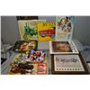 Image 1 : Selection of collectibles including framed "The Vanishing American" coin set, tin signs, Disney coll