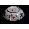 Image 6 : [CHINESE]A PAIR OF "DA QING GUANG XU NIAN ZHI"MARKED BLUE AND WHITE WITH FAMILLE ROSE PORCELAIN PLAT