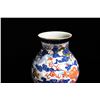 Image 2 : [CHINESE]A "DA QING JIA QING NIAN ZHI"MARKED BLUE AND WHITE WITH WUCAI GLAZED PORCELAIN VASE PAINTED