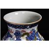 Image 6 : [CHINESE]A "DA QING JIA QING NIAN ZHI"MARKED BLUE AND WHITE WITH WUCAI GLAZED PORCELAIN VASE PAINTED