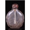 Image 2 : [CHINESE]A LATE 19TH CENTURY CRYSTAL CARVED SNUFF BOTTLE W:2" H:2.5"