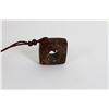 Image 1 : [CHINESE]A LATE 19TH CENTURY JADE CARVED PENDANT (32g)W:1.5"