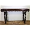 Image 1 : [CHINESE]A LATE 19TH CENTURY ROSEWOOD CARVED TABLE WITH DRAGONS AND THE MORTHER OF PEARL(THE MOTHER 