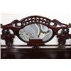 Image 2 : [CHINESE]A LATE 19TH CETNURY ROSEWOOD CARVED SOFA WITH MARBLE AND FIGURES OF GRAPES L:64.5" W:21.5" 