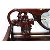 Image 3 : [CHINESE]A LATE 19TH CETNURY ROSEWOOD CARVED SOFA WITH MARBLE AND FIGURES OF GRAPES L:64.5" W:21.5" 
