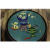 Image 2 : [CHINESE]A PAIR OF LATE 19TH CENTURY WOOD CARVED STOOLS INLAID WITH CLOISONN ENAMEL W:15" H:18.75"