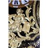 Image 2 : [EUROPE]A LATE 19TH CENTURY GILT BRONZE CLOCK WITH WOOD STAND(MEASURED WITH THE STAND) W:21.5" H:54"