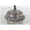 Image 1 : [CHINESE]A SILVER COVED BOX W:4" H:4"