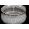 Image 2 : [CHINESE]A GUAN GLAZED STYLED BRUSH WASHING(SOME RESTRATION ON THE RIM) W:4.7" H:2.8"