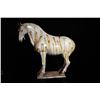 Image 1 : [CHINESE]A LATE 19TH CENTURY TRI-COLOR GLAZED PORCELAIN HORSE