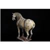 Image 2 : [CHINESE]A LATE 19TH CENTURY TRI-COLOR GLAZED PORCELAIN HORSE
