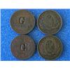 Image 2 : Bank of Montreal token with counter stamped x 4. BR 512 x 2- BR-527 x 2.