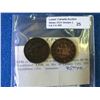 Image 2 : E.P.M. Counterstamped token on BR-896 & One cent Canada 1859, lot of two pcs.