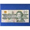 Image 2 : Bank of Canada; $20.00 note 1991 BC-58b VF. Green ink fading between 2 and 0, after 0 in the Queen f