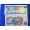 Image 3 : Bahamas 1 dollar note Law of 1968 UNC and Great Britain 1 Pound Page 1970-77 VF. Lot of 2 notes.