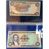 Image 5 : Bank of Jamaica set of 4 match set  banknote, series 1976, limited edition 5000.