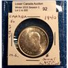 Image 2 : Canada 50 cents 1940 Mint state with slight die rotation