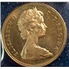 Image 3 : Canada silver one dollar 1965 Large beads Ptd 5 MS-62, ICCS