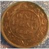Image 3 : Canada one cent 1882 H obverse 1 VF-30
