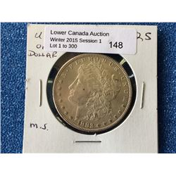 USA  Silver Morgan 1882 S