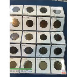 Token lot from Canada; Breton 670, 671, 678, 679 x 3, 683, 684, 686, 691, 692 x 3, 697, 700, 702, 70