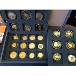 The Millennium Crown 2000 Gold and Silver proof  set, Containing 24 world coins.