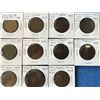 Image 1 : Lot of 11 assorted tokens, upper Canada, half  penny, new brunswick, etc..