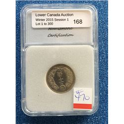 Japan 20 Sen Year 26 (1893); NNC certified AU-58.