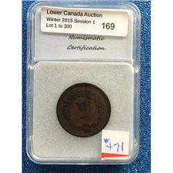 Japan 1 Sen Year 10 (1877); NNC certified AU-58. KM # 17.1.