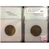 Image 1 : 1 cent 1911; NNC certified AU-50. Lot of 2 coins.
