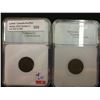 Image 1 : 1 cent 1924; NNC certified VF-30 and XF-40. Lot of 2 coins.