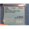 Image 4 : 1 cent 1965; CCCS certified MS-62 Red & Brown, Small Beads, Blunt 5, Off Center.
