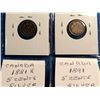 Image 2 : 5 cents 1881H and 1891 both coins in VG-8. Lot of 2 coins.