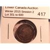 Image 2 : 5 cents 1885 in Very-Good 10 Small 5 Over 5 with small clip at 5 o,clock.