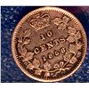 Image 2 : 10 cents 1858 in Very-Fine 20 Cleaned.