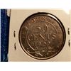 Image 1 : Newfoundland 50 cents 1909 in Extra-Fine 40.