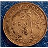 Image 1 : Newfoundland 25 cents 1919C in Fine 15.
