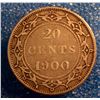 Image 2 : Newfoundland 25 cents 1900 in Very-Fine 20.