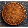 Image 1 : Newfoundland 25 cents 1894 in Very-Fine 20 Obverse 2.