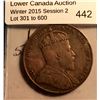 Image 1 : Newfoundland 50 cents 1908 in VF-30.