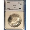 Image 1 : USA 1 Dollar 1879-S; NNC certified MS-66 DMPL.