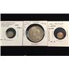 Image 1 : Great Britain1944 half crown and Imitation coin lot of three.