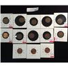 Image 5 : Canada and newfoudland one cent, lot of 22 coins from 1920 to 2009 plus one large blank cent