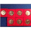 Image 2 : 50 cents 1954 x 4 VF/EF and 1961 x 3 AU. Lot of 7 coins.