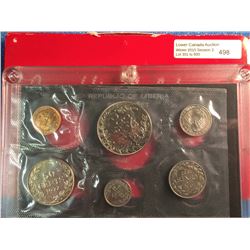 Liberia Proof set 1972.