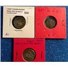 Image 1 : Poland 1/2 Grossus 1550, 3 Grossus 1623 and 3 Solidus 1623. Lot of 3 coins.